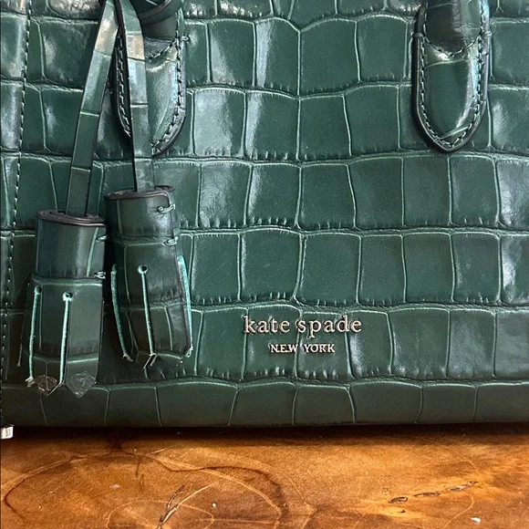 Kate Spade Croc-Embossed Mini Two Way Bag - Picture 3 of 9